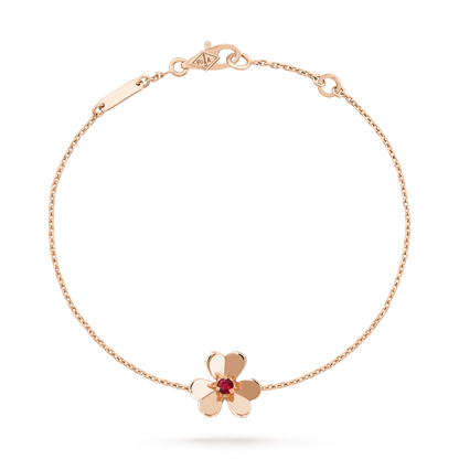 [Marin-Jewelry]FRIVOLE GOLD FLOWER PINK MALACHITE BRACELET