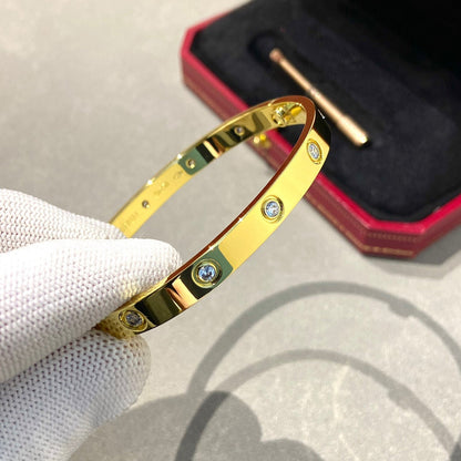 [Marin-Jewelry]LOVE BRACELET 6.1MM 10 DIAMONDS