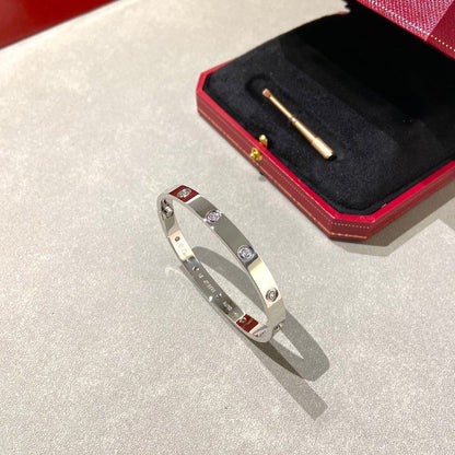 [Marin-Jewelry]LOVE BRACELET 6.1MM 10 DIAMONDS