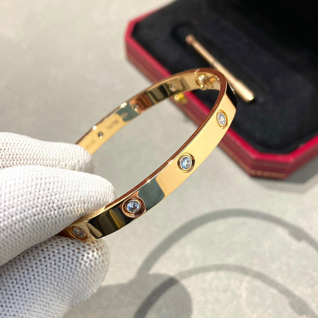 [Marin]LOVE BRACELET 6.1MM 10 DIAMONDS