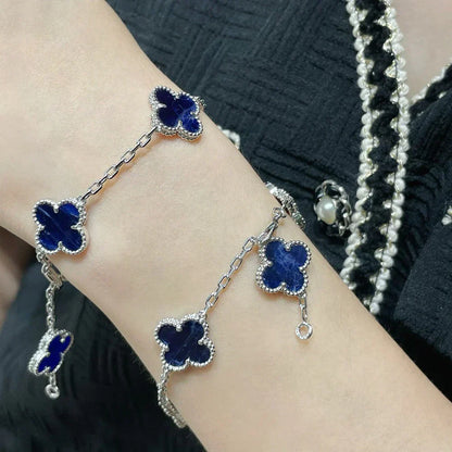 [Marin-Jewelry]CLOVER 5 MOTIF PIETERSITE BRACELET COLLECTION