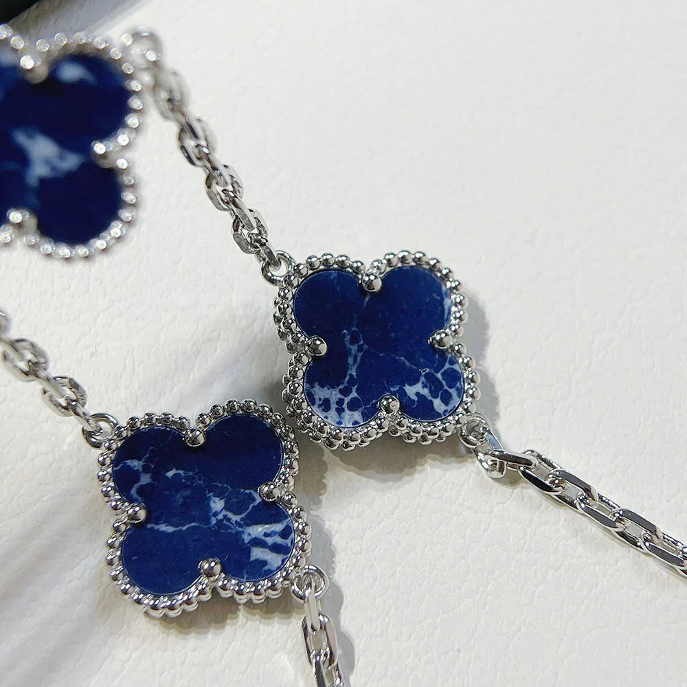 [Marin-Jewelry]CLOVER 5 MOTIF PIETERSITE BRACELET COLLECTION