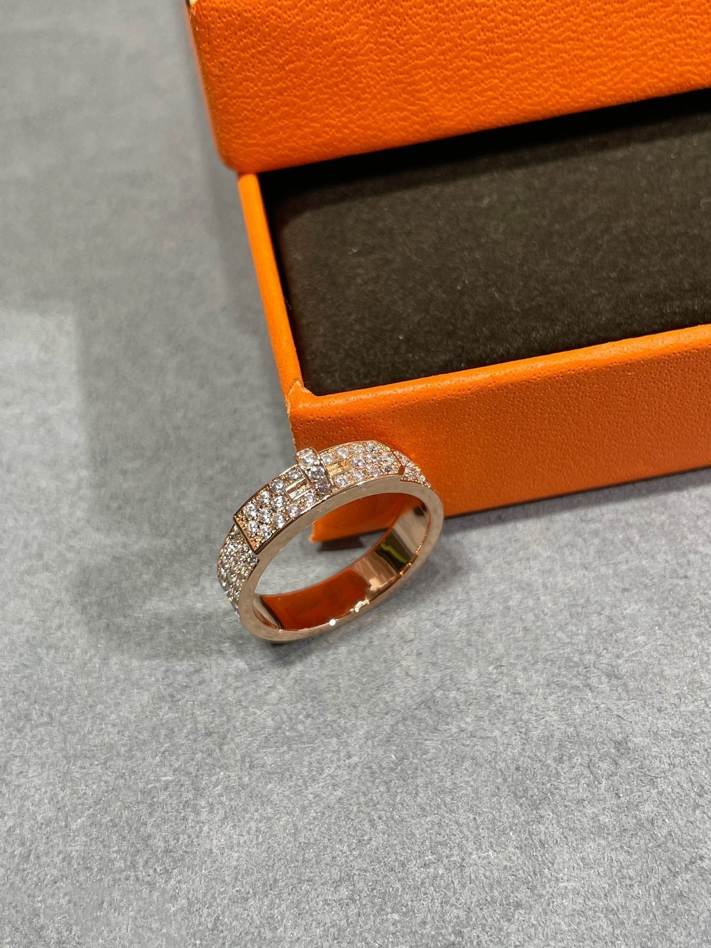[Marin-Jewelry]KELLY PINK GOLD DIAMOND RING