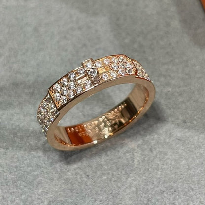 [Marin-Jewelry]KELLY PINK GOLD DIAMOND RING