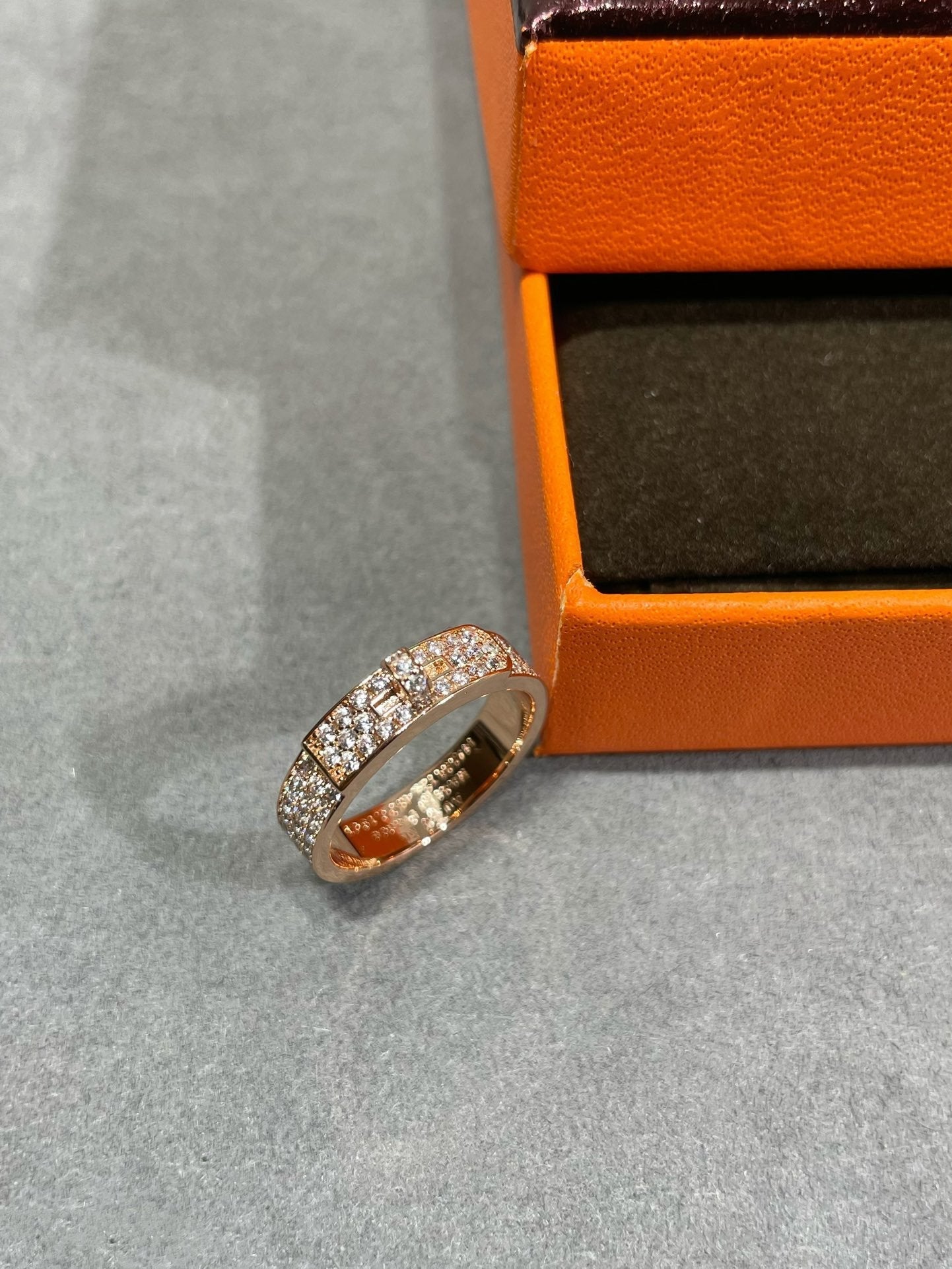 [Marin-Jewelry]KELLY PINK GOLD DIAMOND RING