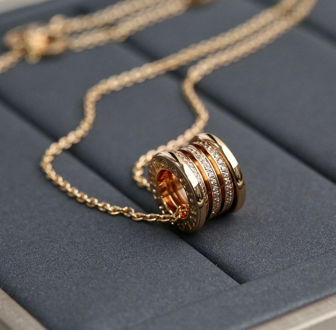 [Marin]ZERO 1 PINK GOLD DIAMOND NECKLACE
