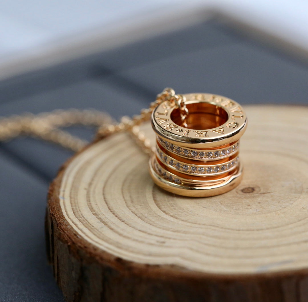 [Marin]ZERO 1 PINK GOLD DIAMOND NECKLACE