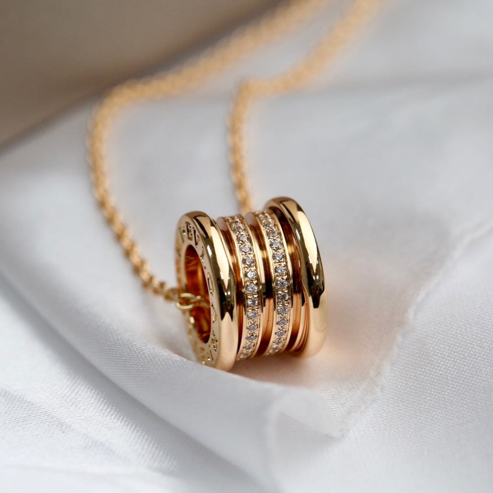 [Marin]ZERO 1 PINK GOLD DIAMOND NECKLACE