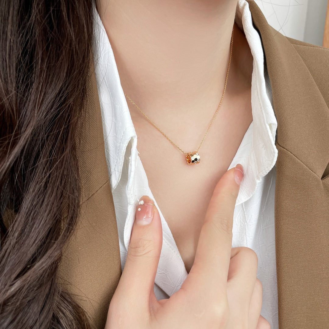 [Marin-Jewelry]BEE MINI PEDANT DIAMOND NECKLACE