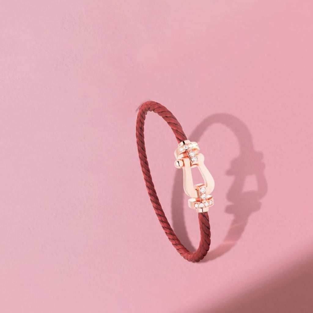 [Marin]FORCE 10 DEMI-DIAMANT OR ROSE CORDON ROUGE GRANDS ET MOYENS MODÈLES