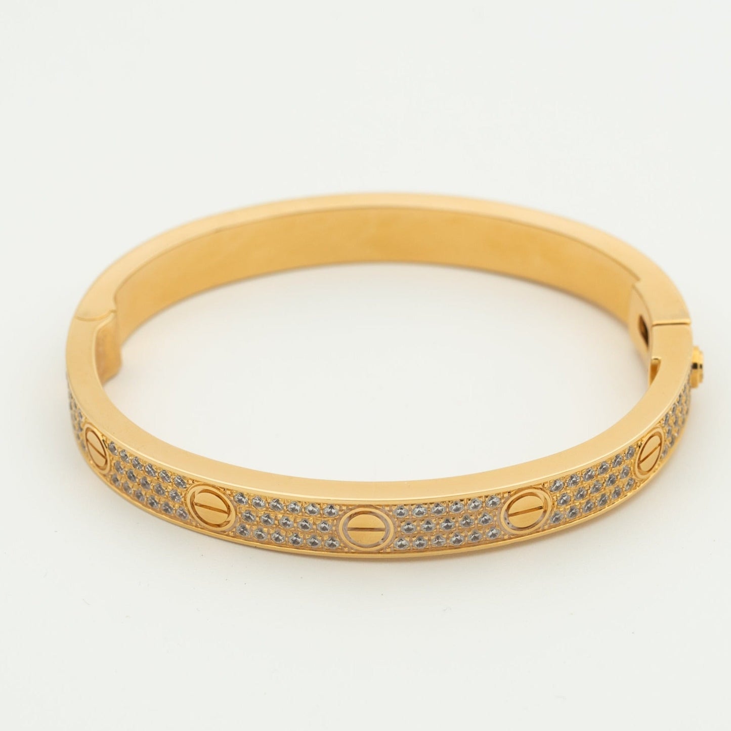 [Marin-Jewelry]LOVE BRACELET 6.1MM DIAMOND-PAVED