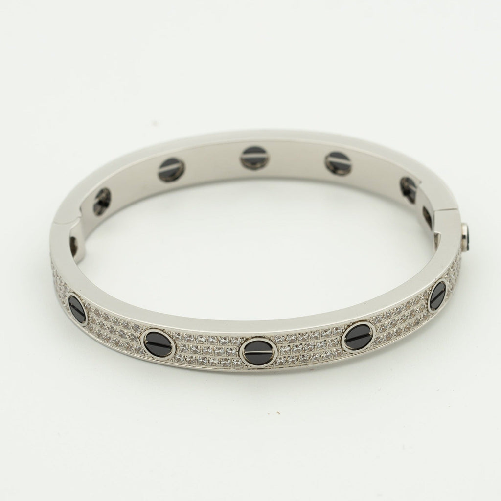 [Marin]LOVE BRACELET 6.1MM DIAMOND-PAVED CERAMIC