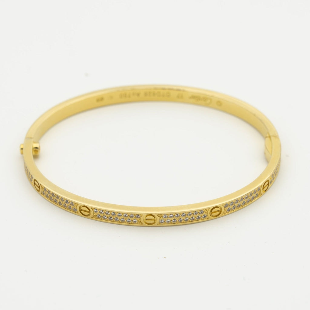 [Marin]LOVE BRACELET 3.65MM DIAMOND-PAVED