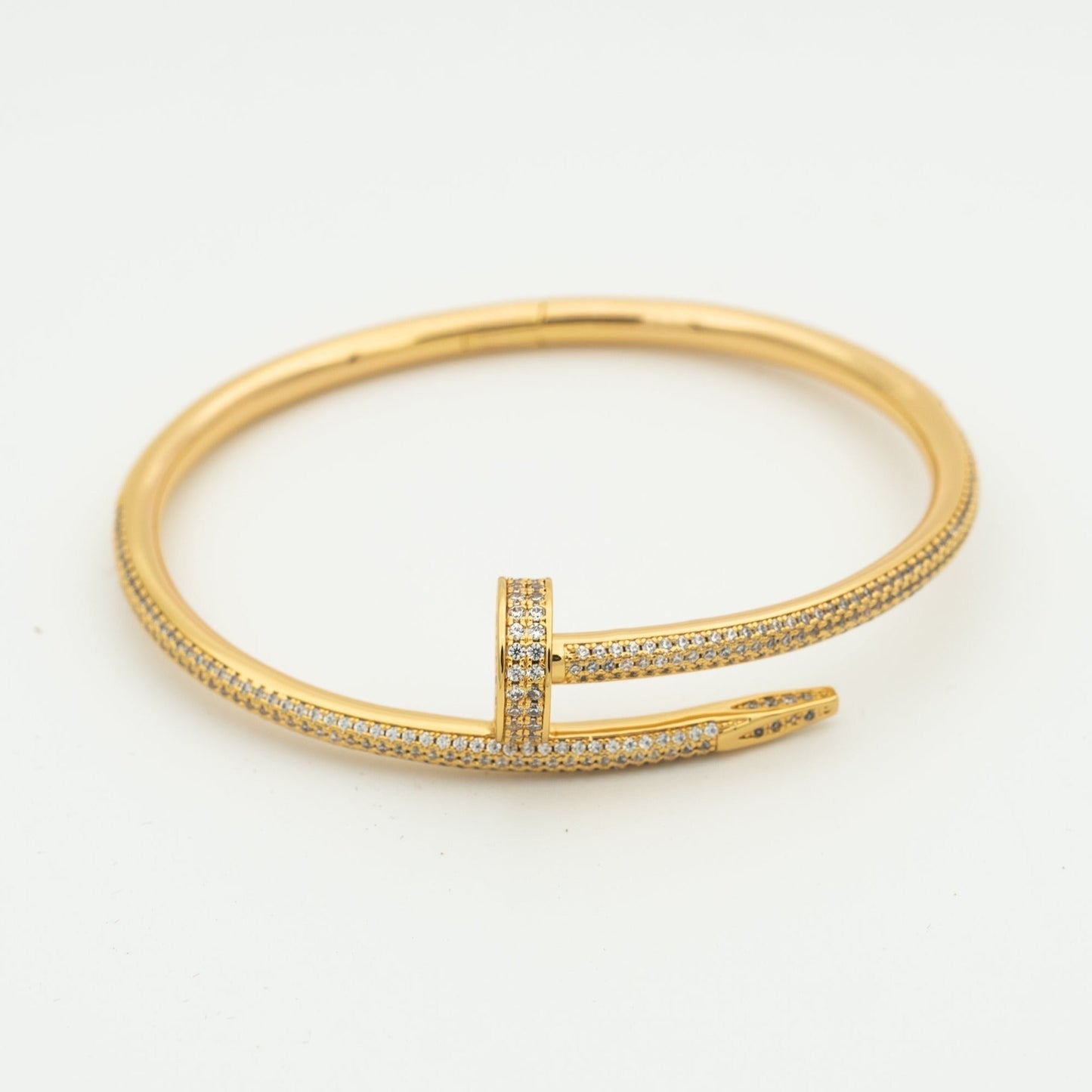 [Marin-Jewelry]JUSTE BRACELET 3.5MM ALL DIAMONDS