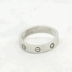[Marin]BAGUE LOVE 4MM 1 DIAMANT ARGENT