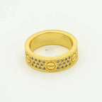 [Marin]BAGUE LOVE 5,5 MM DIAMANTS PAVÉS