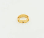 [Marin]BAGUE LOVE 5.5MM 3 DIAMANTS OR