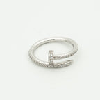 [Marin]JUSTE RING 1.8MM SILVER DIAMONDS