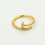 [Marin]JUSTE RING 1.8MM GOLD DIAMONDS