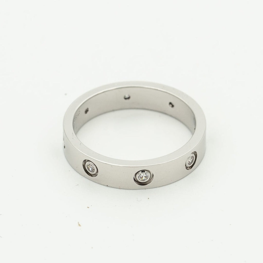 [Marin]ラブリング 3.6MM 8ダイヤモンド
