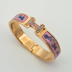 [Marin]H PINK GOLD BRACELET PINK CERAMIC