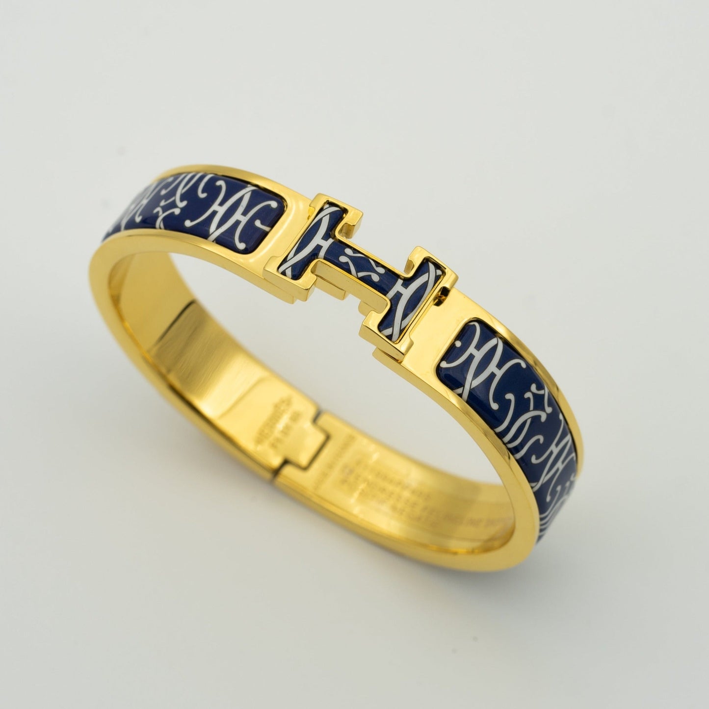 [Marin-Jewelry]H BRACELET BLACK MULTICOLOR