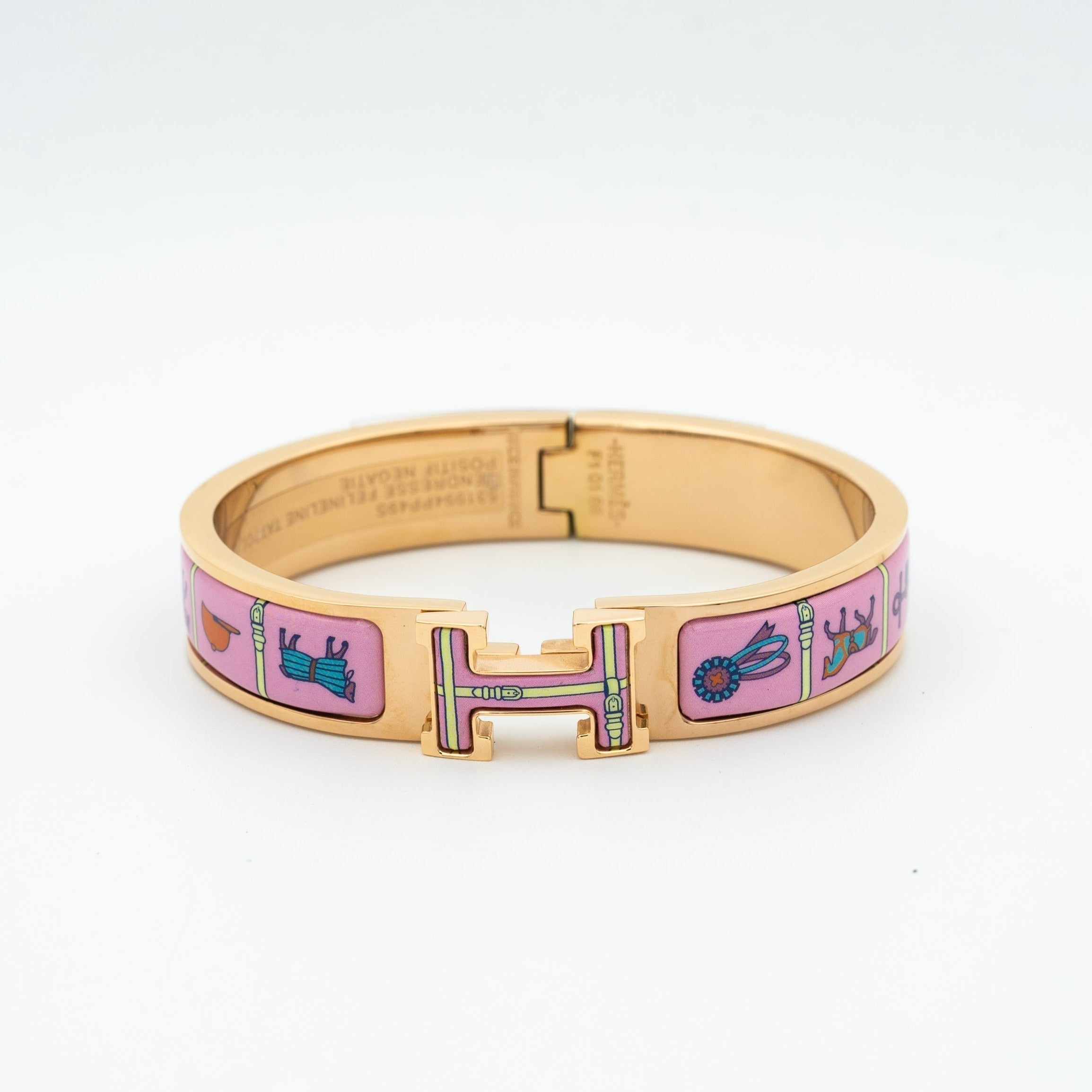 [Marin]BRACELET OR ROSE CÉRAMIQUE ROSE