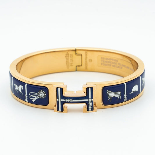 [Marin]H BRACELET BLUE CERAMIC