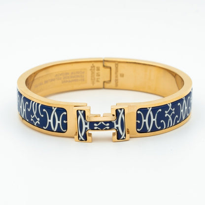 [Marin-Jewelry]H BRACELET BLACK MULTICOLOR