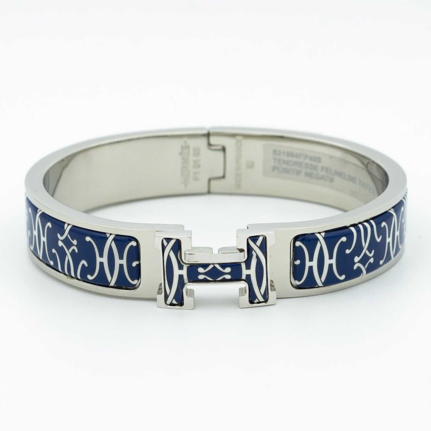 [Marin-Jewelry]H BRACELET BLACK MULTICOLOR