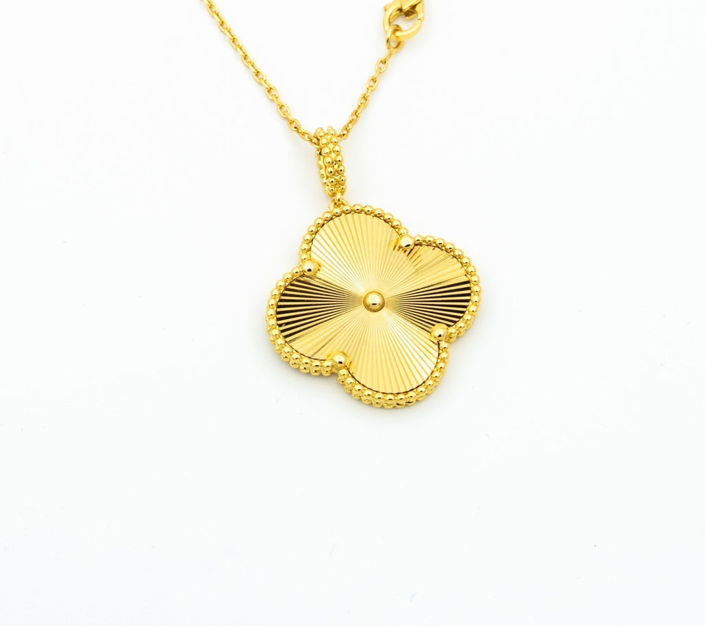 [Marin]CLOVER 25MM ペンダントネックレス ゴールド