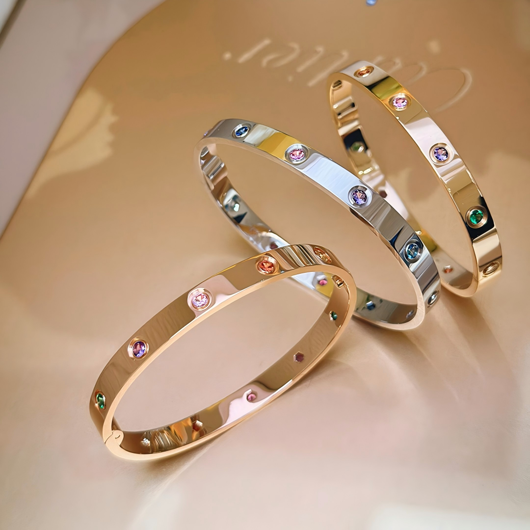 [Marin] 2026 RAINBOW LOVE BRACELET 6.1MM  10 DIAMONDS