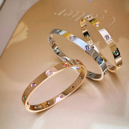 [Marin] 2026 RAINBOW LOVE BRACELET 6.1MM  10 DIAMONDS