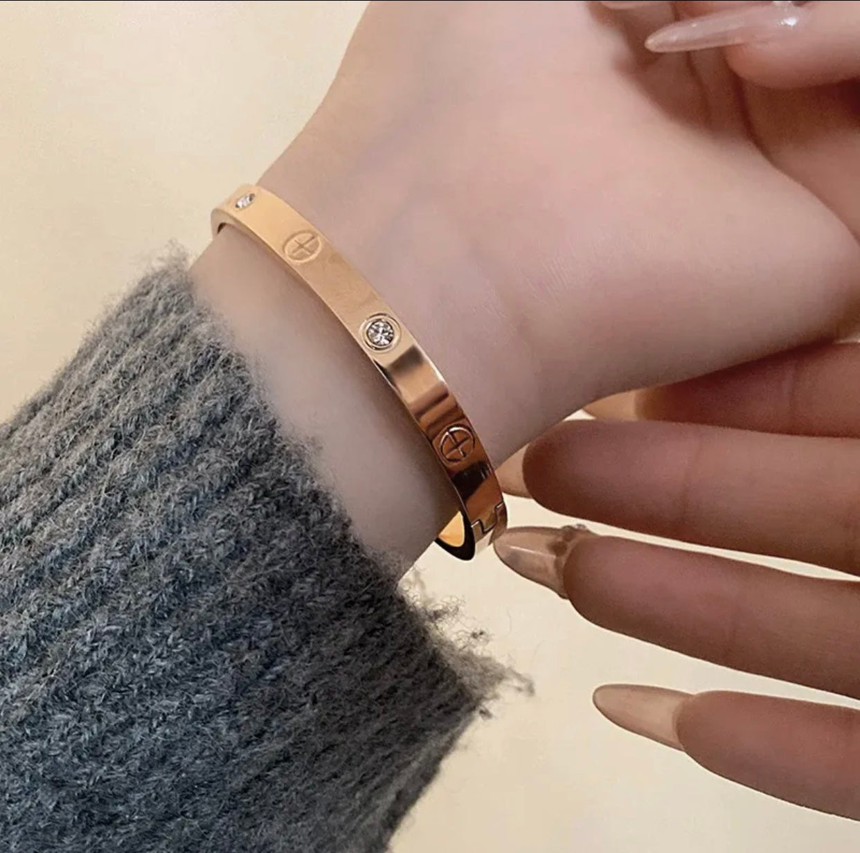 [Marin] 2026 RAINBOW LOVE BRACELET 6.1MM  10 DIAMONDS