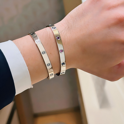 [Marin] 2026 RAINBOW LOVE BRACELET 6.1MM  10 DIAMONDS