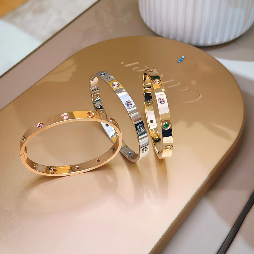 [Marin] 2026 RAINBOW LOVE BRACELET 6.1MM  10 DIAMONDS