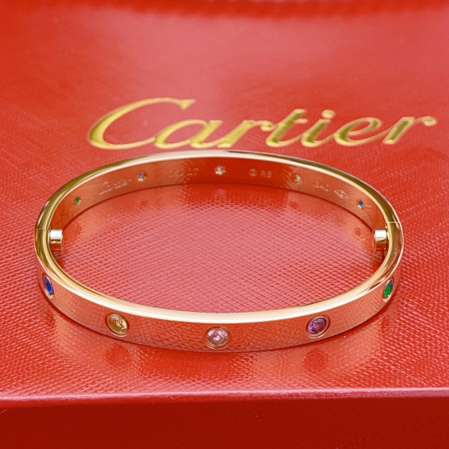 [Marin] 2026 RAINBOW LOVE BRACELET 6.1MM  10 DIAMONDS