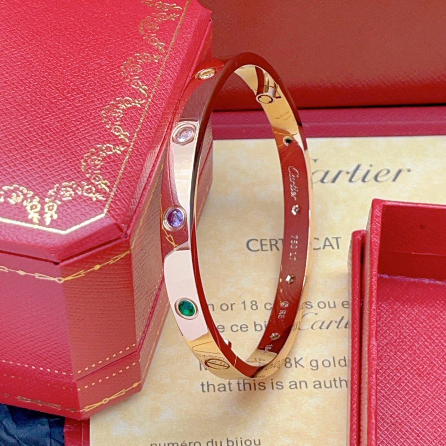 [Marin] 2026 RAINBOW LOVE BRACELET 6.1MM  10 DIAMONDS