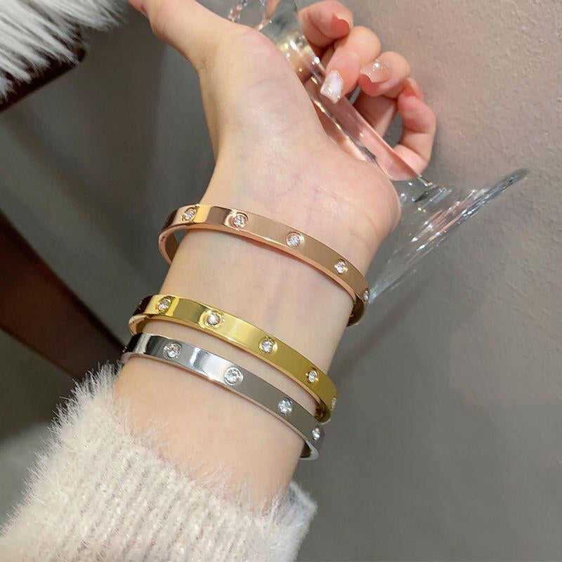 [Marin] 2026 RAINBOW LOVE BRACELET 6.1MM  10 DIAMONDS