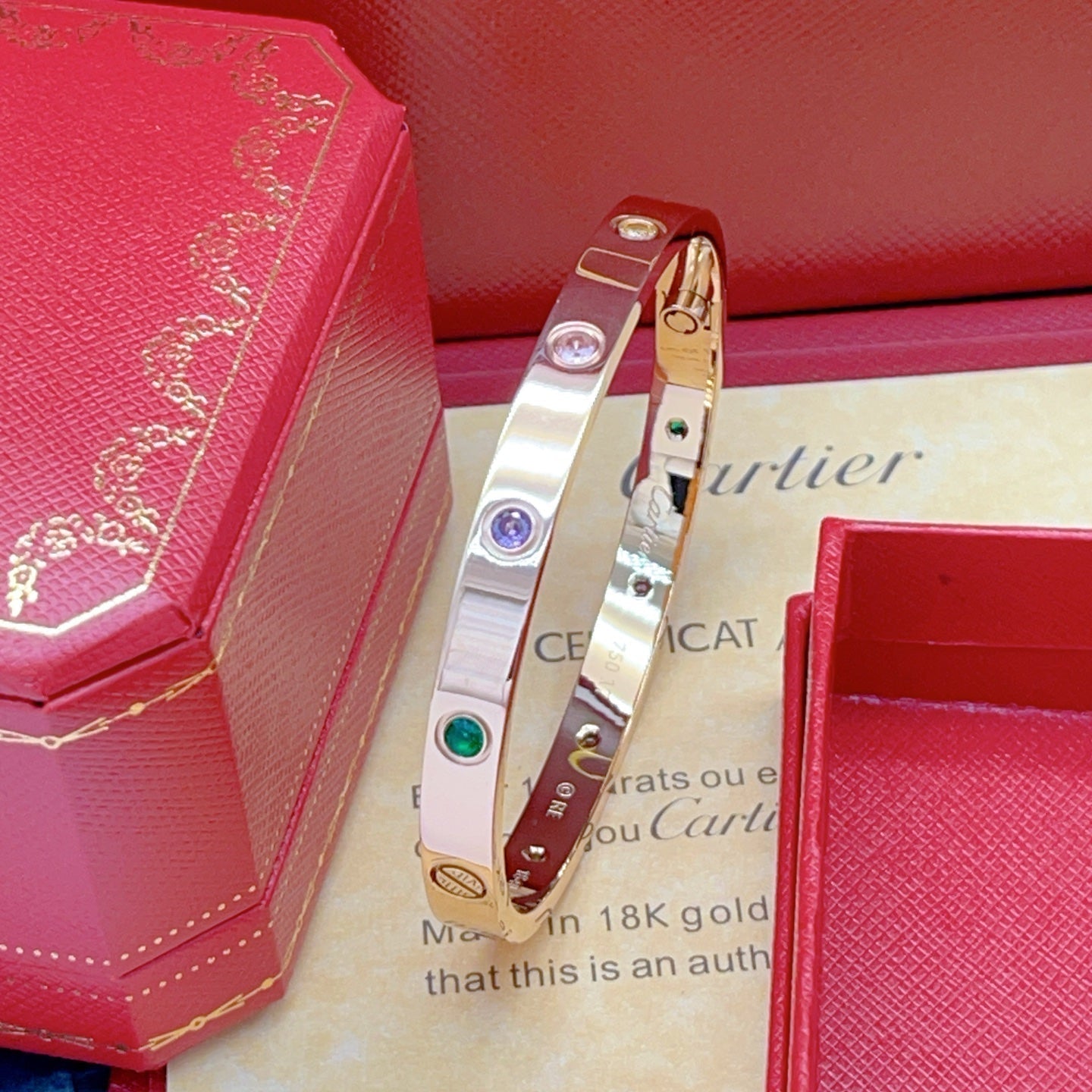 [Marin] 2026 RAINBOW LOVE BRACELET 6.1MM  10 DIAMONDS