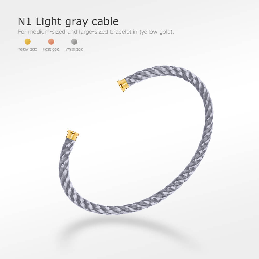 [Marin-Jewelry]FORCE SERIES BRACELET CABLES 50 CHOICES (DIY SELECTION)