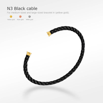 [Marin-Jewelry]FORCE SERIES BRACELET CABLES 50 CHOICES (DIY SELECTION)