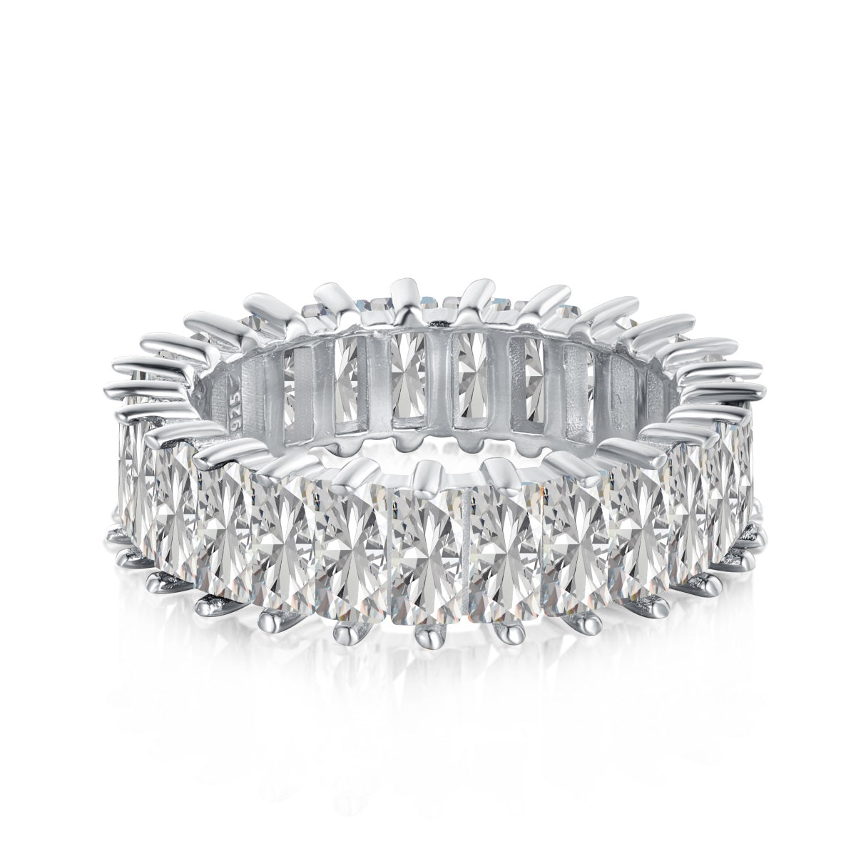 [Marin Jewelry]Unique Colorful Radiant Cut RIng