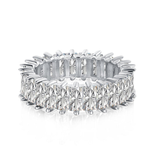 [Marin Jewelry]Unique Colorful Radiant Cut RIng