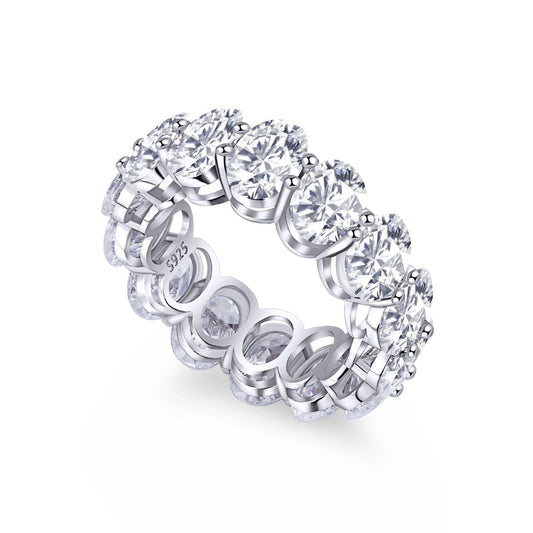 [Marin Jewelry]Dainty Elongated Cushion Cut Tennis Ring