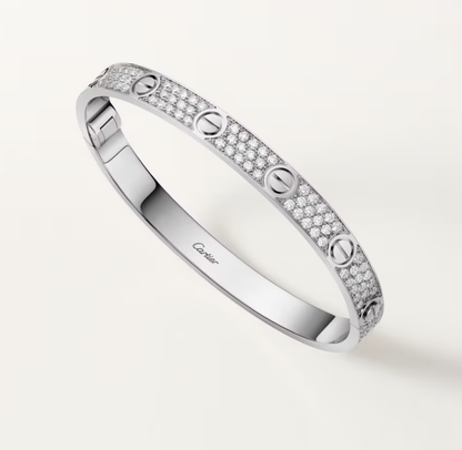 [Marin-Jewelry]NEW-LOVE-6.1MM-Width Diamond-Studded Bracelet