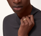 [Marin]BAGUE LOVE entièrement pavée de diamants, 4mm, OR