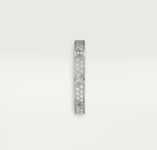 [Marin]BAGUE LOVE Bague entièrement pavée de diamants de 2,6 mm de large en argent