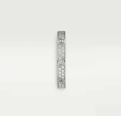 [Marin-Jewelry]LOVE RING 2.6mm-wide full-diamond ring silver