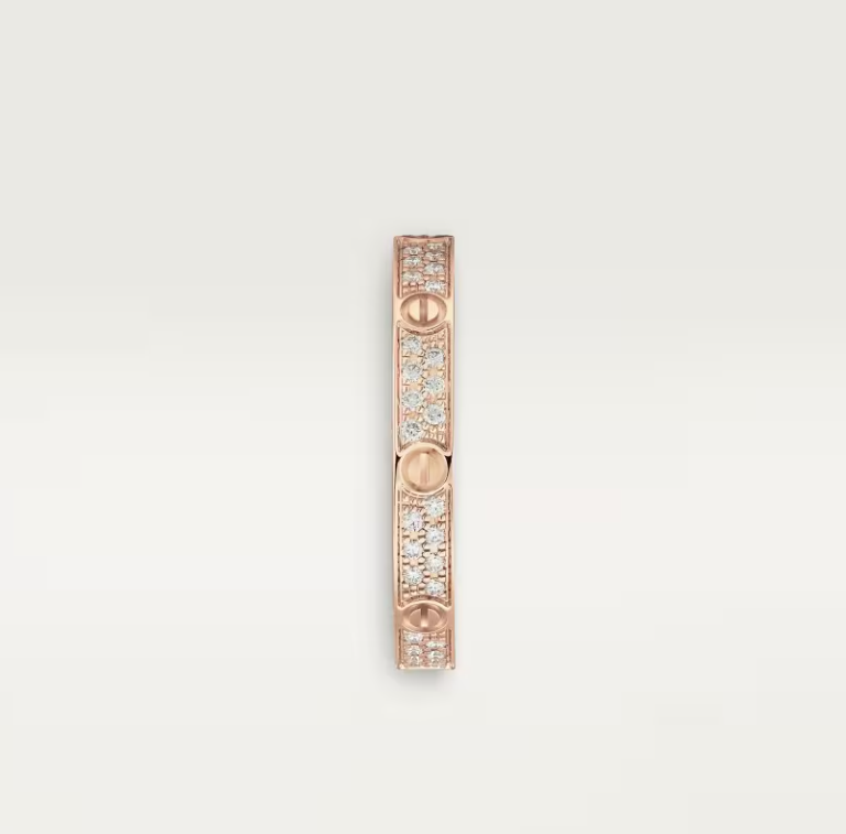 [Marin-Jewelry]LOVE RING 2.6mm-wide full-diamond ring Marin-Jewelry Gold